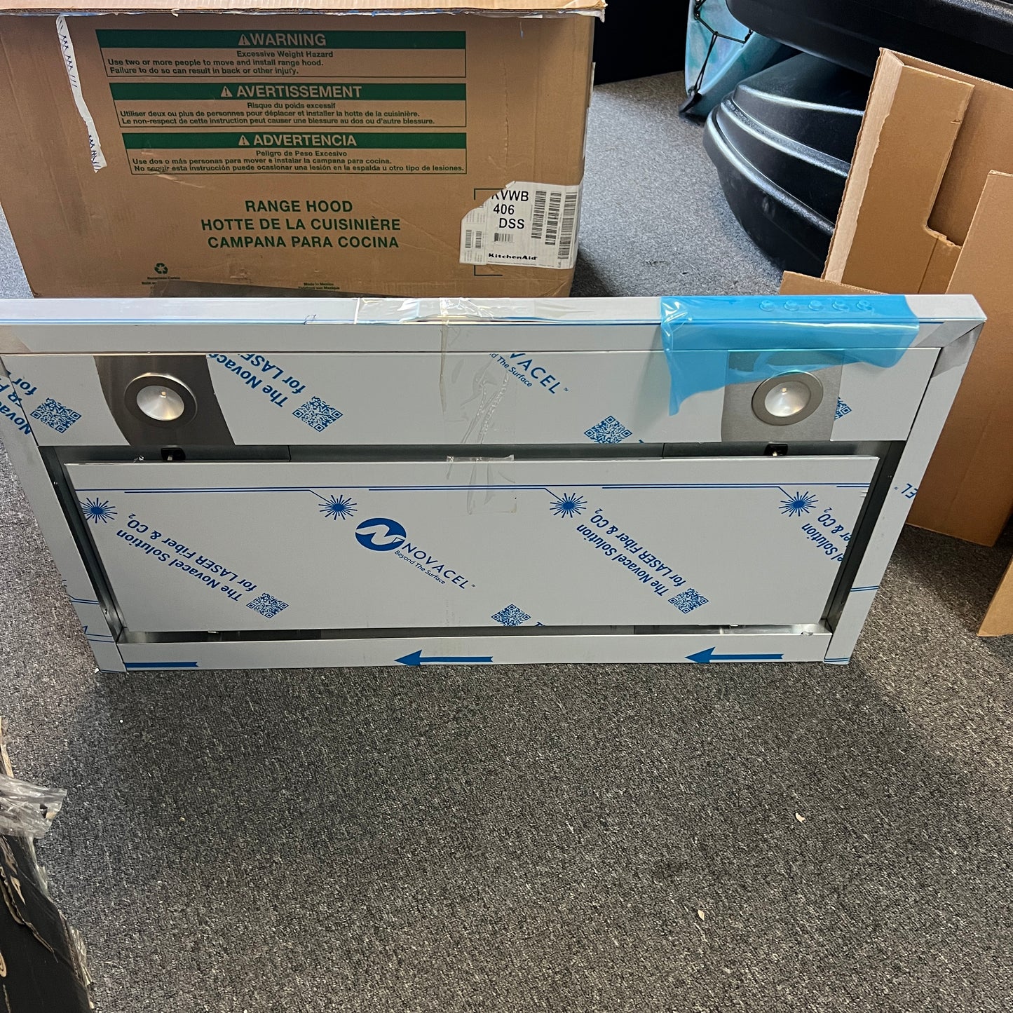 KitchenAid - 36 inches - Convertible - Wall Range Hood - KVWB406DSS