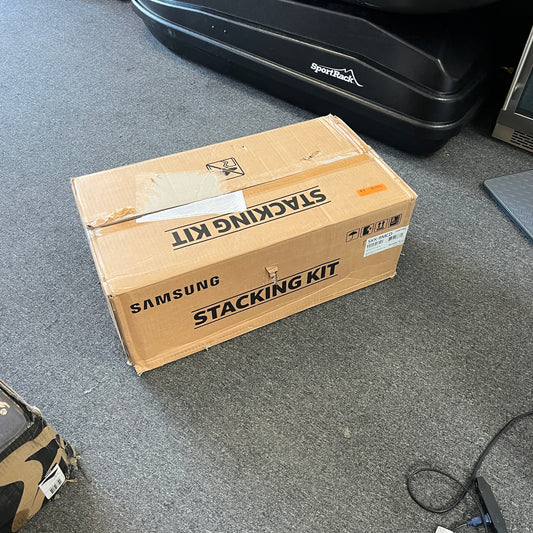 Samsung - Bespoke Stacking and MultiControl Combo Kit - Brushed Navy