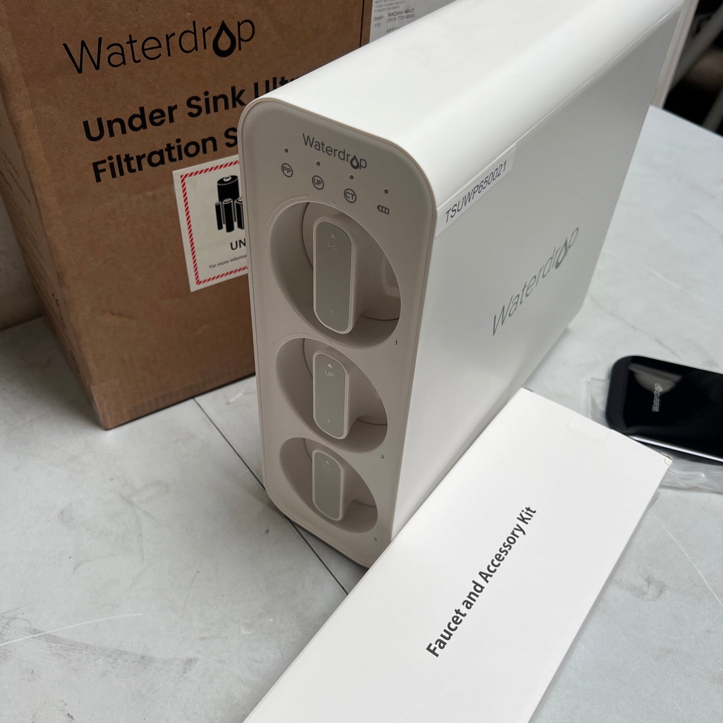 Waterdrop - Ultra Filtration Under Sink Water Filter System