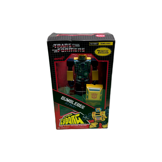 Super7 - Super Cyborg 11 in Plastic Transformers Action Figure - Bumblebee G1 Full Color