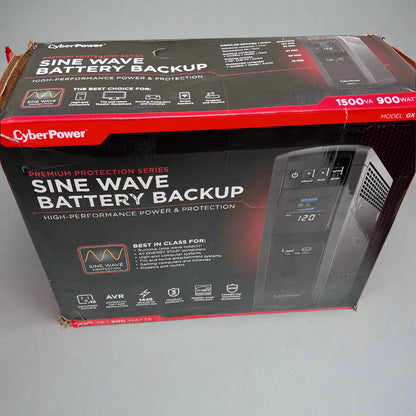 CyberPower - 1500VA Sine Wave Battery Back-Up System -  GX1500U