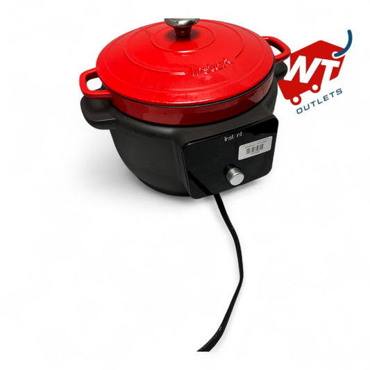 Instant Pot - Precision 5-in-1 Electric Dutch Oven - Cast Iron - Red