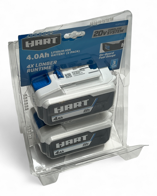 HART 2-Pack 20-Volt Lithium-Ion 4.0Ah Batteries