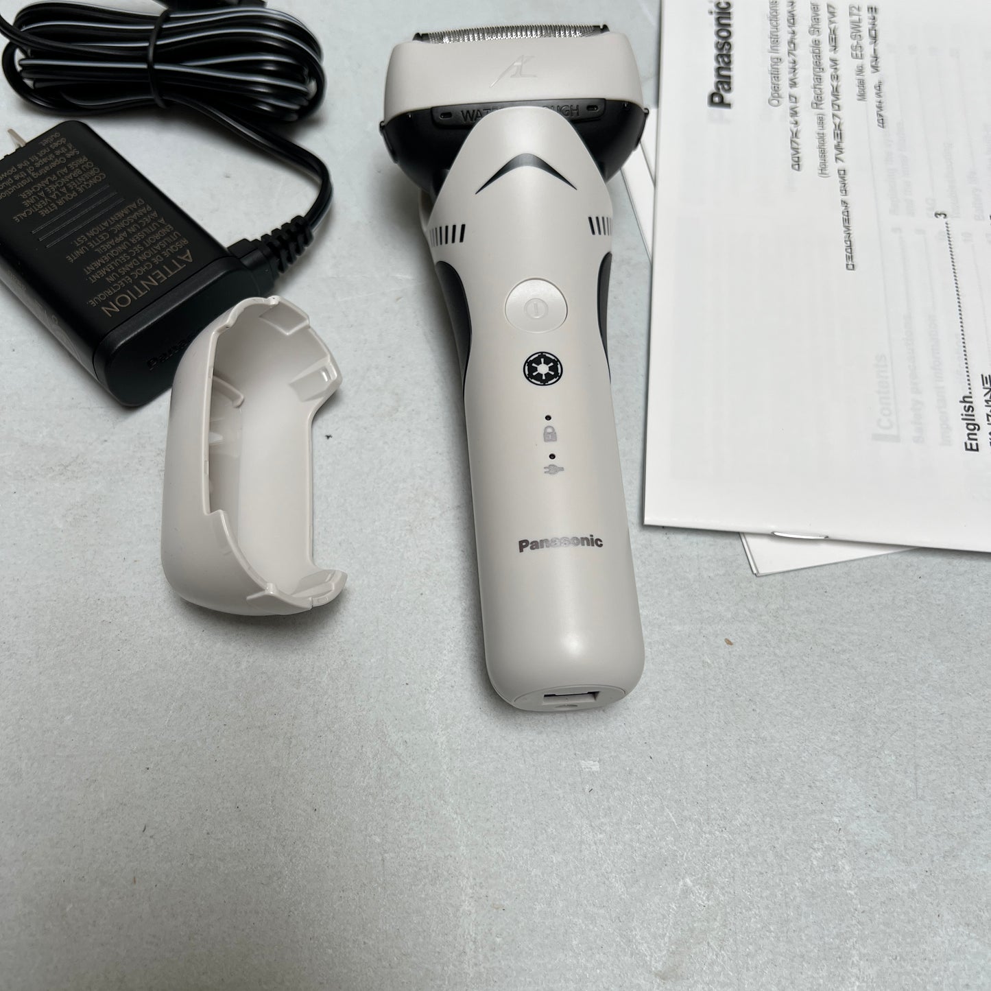 Panasonic - Star Wars Stormtrooper Wet/Dry Electric Shaver with 3-Blade Cutting System
