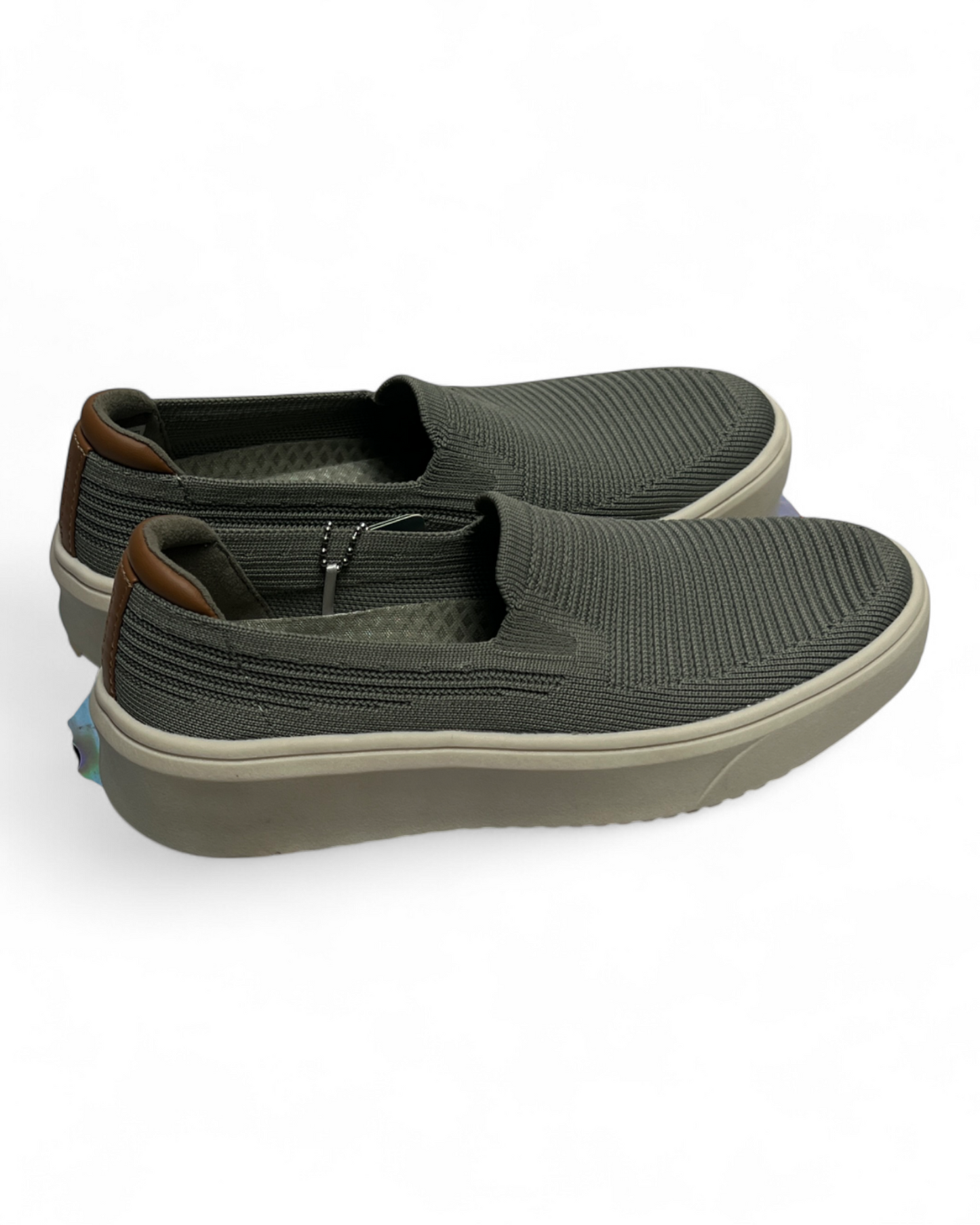 Skechers Women's Court Break-a-Okay Sneaker- Olive- Sz 5