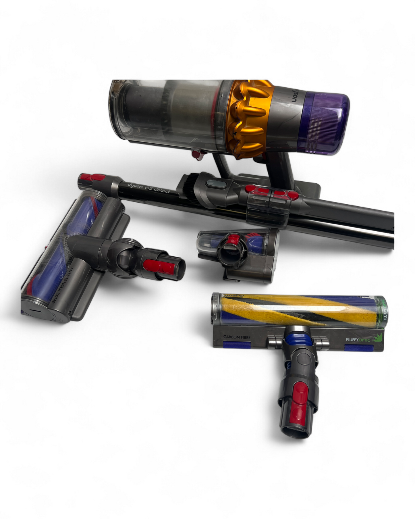 Dyson - V15 Detect Cordless Vacuum - Yellow/Nickel