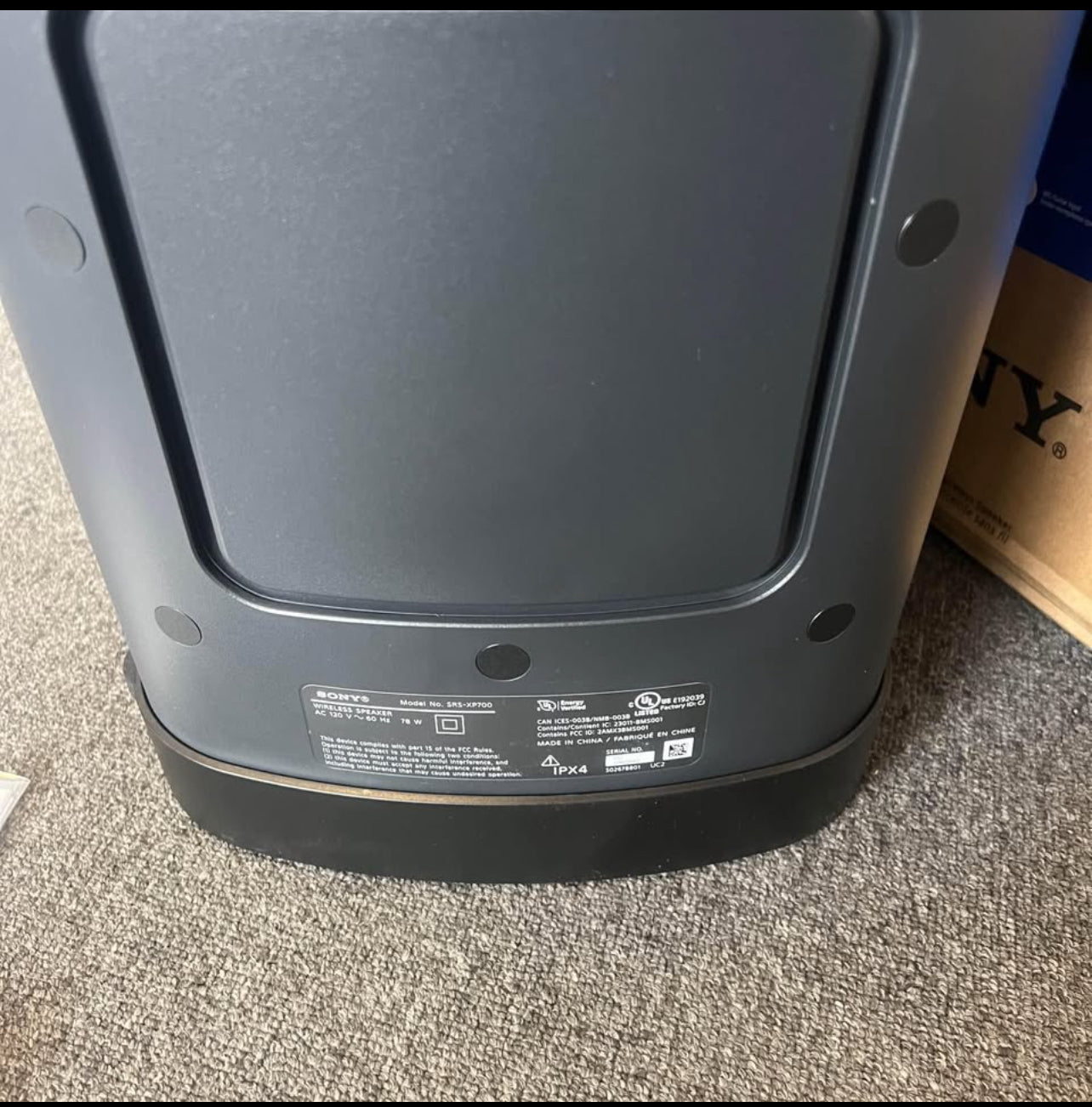 Sony SRS-XP700 Wireless Bluetooth Speaker