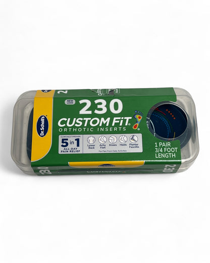Dr Scholls Custom Fit 230 Insoles 3/4 Foot