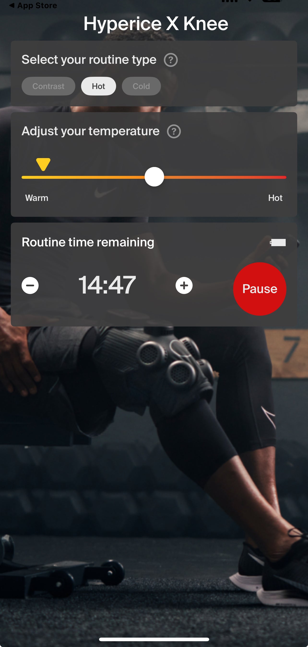 Hyperice - X Knee Contrast Therapy Device - Black