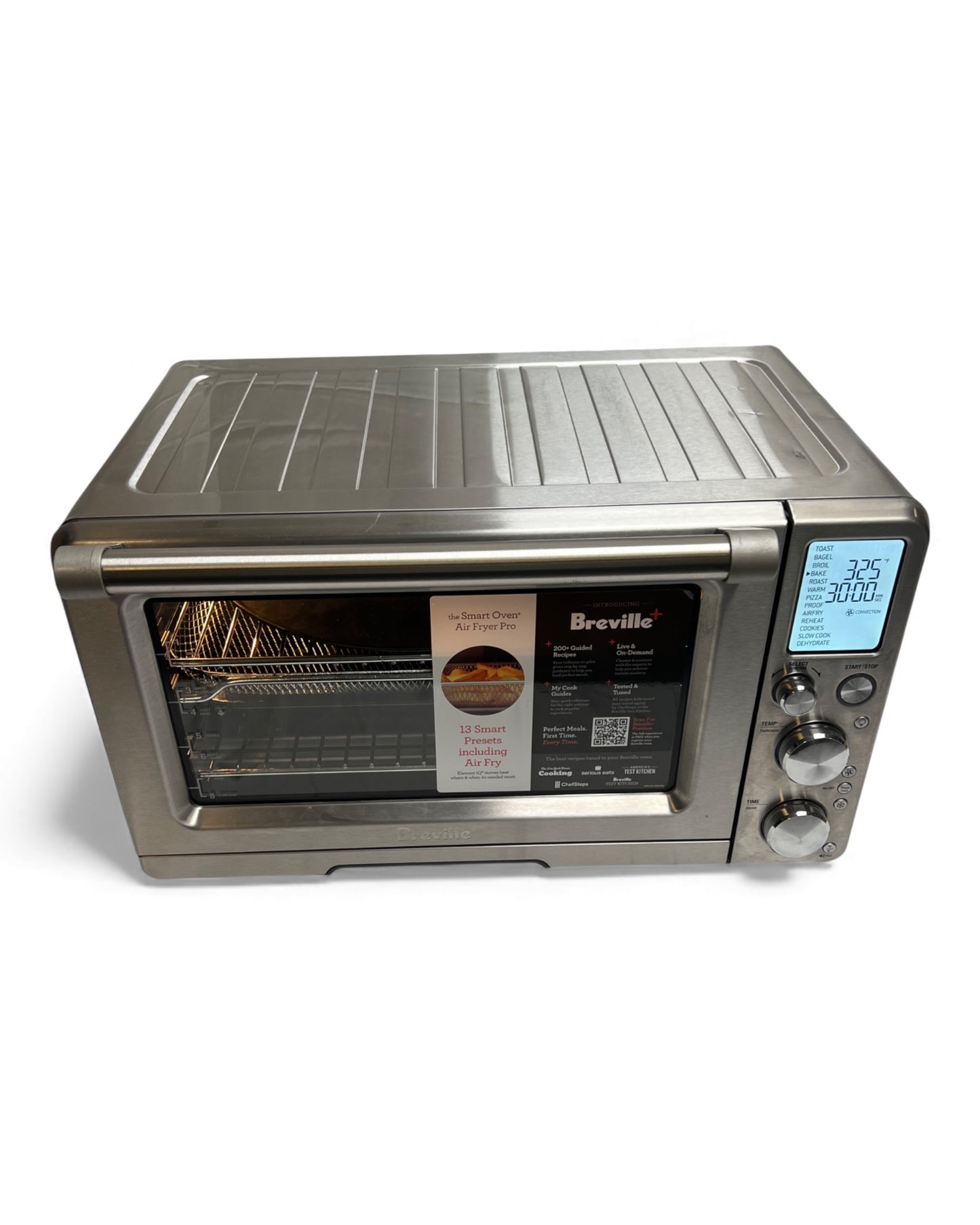 Breville - Smart Oven Air Fryer Pro Convection Toaster/Pizza Oven - BOV900BSS